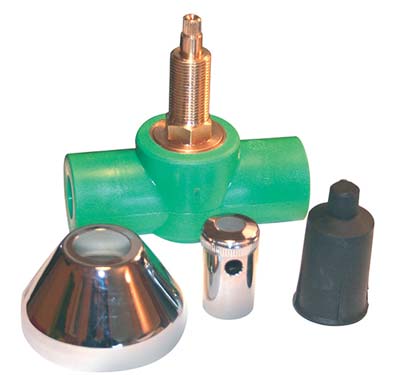 RUBINETTO ARRESTO PPR A SALDARE - VERDE MM 20