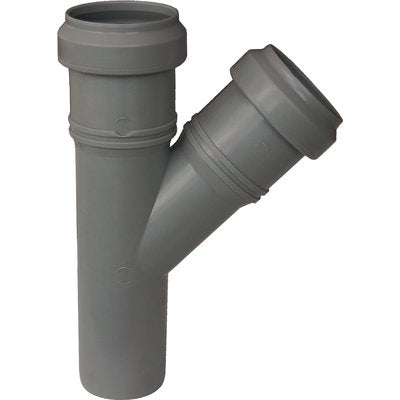 BRAGA SCARICO IDRICO AD INNESTO - PP GRIGIO MM 40 45°