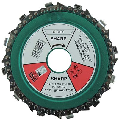 LAMA CIRCOLARE A CATENA X LEGNO - MM 230X22,2