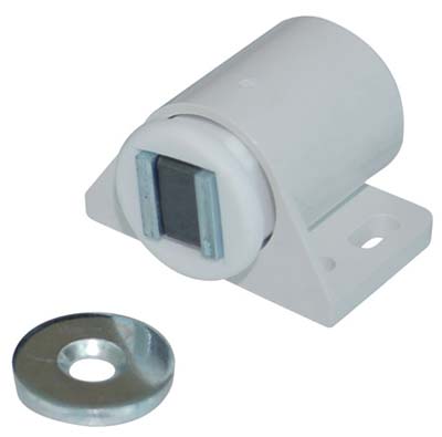 CRICCHETTO MAGNETICO SPORTELLI 640 - MM 30X30 H.MM 19 KG 6 + INCONTRO BIANCO