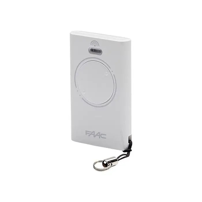 TELECOMANDO FAAC FAAC FAAC XT2 Telecomando 2 canali 433MHz Bianco trasmettitore originale Rolling Code SLH LR - 787007