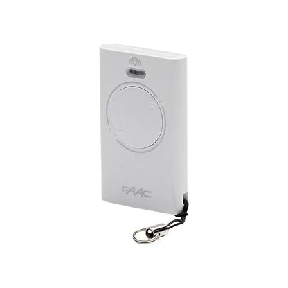 TELECOMANDO FAAC FAAC FAAC XT2 Telecomando 2 canali 433MHz Bianco trasmettitore originale Rolling Code SLH LR - 787007