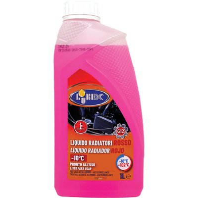 LIQUIDO ANTIGELO X RADIATORE AUTO ROSSO LUBEX - FINO A -10°C LT 1