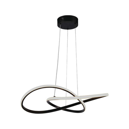 20W LED Hanging Decorative Lamp Ф500 Black Body 3000K