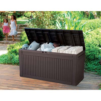 BAULE COMFY KETER - PP MARRONE CM 117X45 H.CM 57
