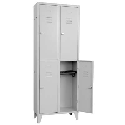 ARMADIO MULTISPOGLIATOIO MONTATO PROMETAL - VERN GRIGIO POSTI 4 H.MM 1795 MM  680X350