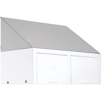 TETTO X ARMADIO SPORCO PULITO INCLINATO PROMETAL - VERN GRIGIO POSTI 2 MM  680X500