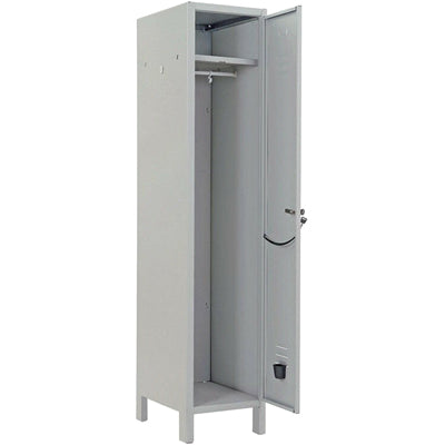ARMADIO SPOGLIATOIO SMONTATO PROMETAL - VERN GRIGIO POSTI 1 H.MM 1795 MM  360X350
