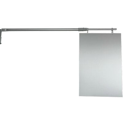 CARTELLO AVVISI SCAFFALE MARKET - A4 ASTA TELESCOPICA CM 60-90 + GANCIO CREMAGLIERA