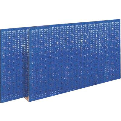 PANNELLO ESPOSITIVO A FORI ASOLATI - ACCIAIO VERNICIATO CM 100X50 BLU