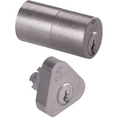 COPPIA CILINDRI ESTERNI 02139-12 HAND CISA - OTTONE NICHELATO CHIAVI 3