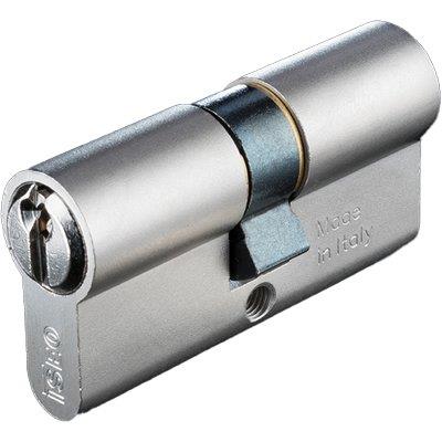 CILINDRO SAGOMATO 82099 ISEO - OTTONE NICHELATO CHIAVI 3 CAMMA DIN MM 70 30+40