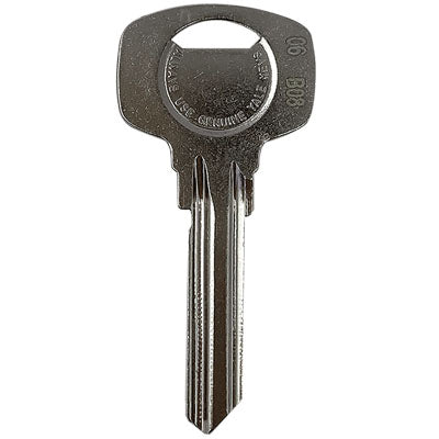 CHIAVE PIATTA YALE 1006 DX 6 PERNI ORIGINALE - OTTONE NICHELATO