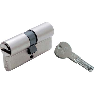 CILINDRO SAGOMATO R6 PLUS ISEO - OTT.CROM.SATIN CHIAVI 5 MM   60 30+30