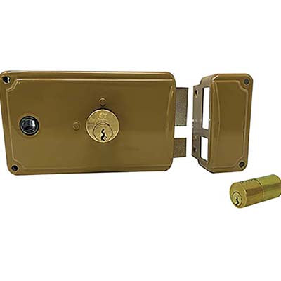 SERRATURA LEGNO APPLICARE P33 FACCHINETTI - C.FISSO M3+SCR+Q8 SX E.MM 60