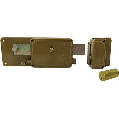 SERRATURA FERROGLIETTO P65 FISSO FACCHINETTI - C.TONDO FISSO M6+SCR+POMOLO E.MM 50