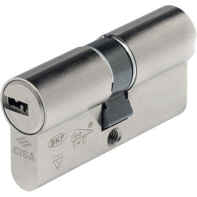 CILINDRO SAGOMATO ASIXP8 PRO CISA - OTT.NICH.SATIN CHIAVI 5+1 MM  60 30+30