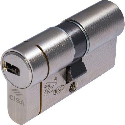 CILINDRO SAGOMATO ASTRAL TEKNO PRO CISA - OTT.NICH.SATIN CHIAVI 5+1 MM  85 35+50