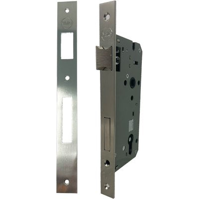SERRATURA LEGNO INFILARE 52X YALE - B.Q NICHELATO F.MM 22 F.SAGOM M2+SCR+Q8 E.MM 50