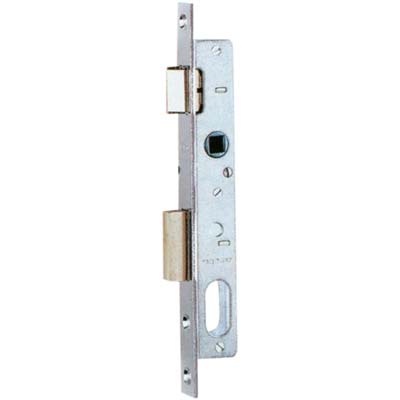 SERRATURA MONTANTE INFILARE 7501 ISEO - B.Q CROMO F.MM 16 F.OVALE M1+SCR+Q8 E.MM 15
