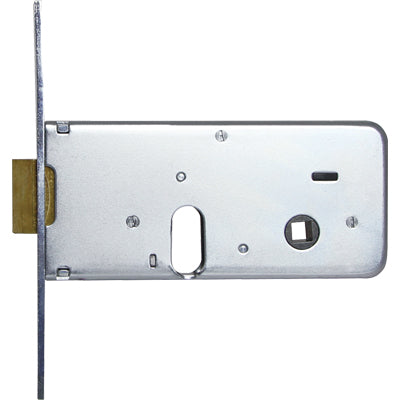 SERRATURA METALLO INFILARE 710 ISEO - B.Q ZINC F.MM 16 C.OVALE M2+SCR H.MM 64 E.MM 60