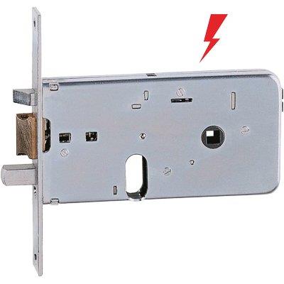 SERRATURA METALLO INFILARE ELETTRICA 550 ISEO - B.Q ZINC F.MM 16 F.OVALE M2+SCR H.MM 76 E.MM 60