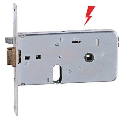 SERRATURA METALLO INFILARE ELETTRICA 551 ISEO - B.Q ZINC F.MM 16 F.OVALE SCR H.MM 76 E.MM 70