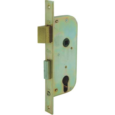 SERRATURA CANCELLO INFILARE 630350 ISEO - B.Q ZINC F.MM 22 F.SAGOM M2+SCR+Q8 E.MM 35