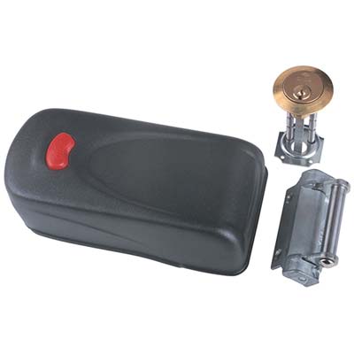 SERRATURA LEGNO APPLICARE ELETTRIKA 1A610 CISA - VERN C.STACCATO +PULSANTE E.MM 50/80 DX/SX