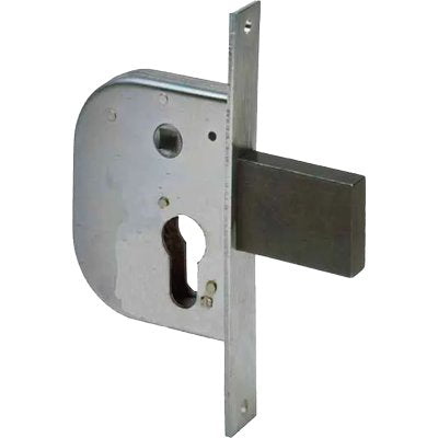 SERRATURA CANCELLO INFILARE 42212 CISA - B.Q ZINC F.MM 22 F.SAGOM SCR+Q8 E.MM 30