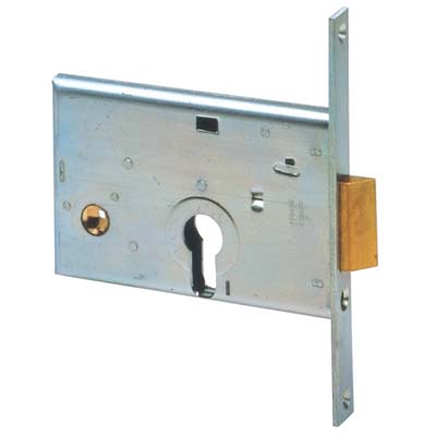 SERRATURA METALLO INFILARE 44145 CISA - B.Q ZINC F.MM 16 F.SAGOM M1+SCR H.MM 82 E.MM 60