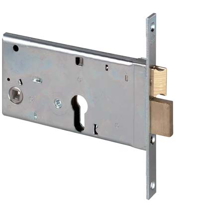 SERRATURA METALLO INFILARE 44360 CISA - B.Q ZINC F.MM 16 F.SAGOM M2+SCR H.MM 77 E.MM 80