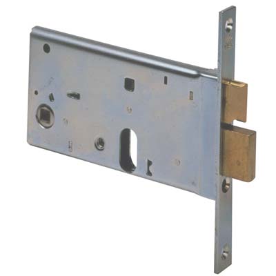 SERRATURA METALLO INFILARE 44460 CISA - B.Q ZINC F.MM 16 F.OVALE M2+SCR H.MM 77 E.MM 80