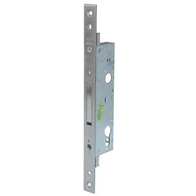 SERRATURA MONTANTE INFILARE 46220 CISA - B.Q INOX F.MM 22 F.SAGOM M1 TRIPL E.MM 25