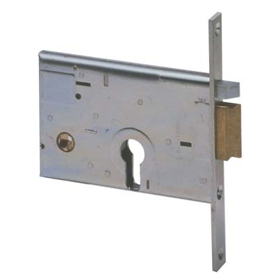 SERRATURA METALLO INFILARE ELETTRICA 14350 CISA - B.Q ZINC F.MM 16 F.SAGOM+SCR+F H.MM 77 E.MM 90