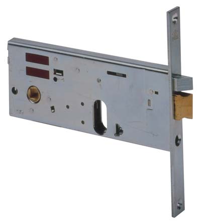 SERRATURA METALLO INFILARE ELETTRICA 14450 CISA - B.Q ZINC F.MM 16 F.OVALE+SCR+F H.MM 77 E.MM 70