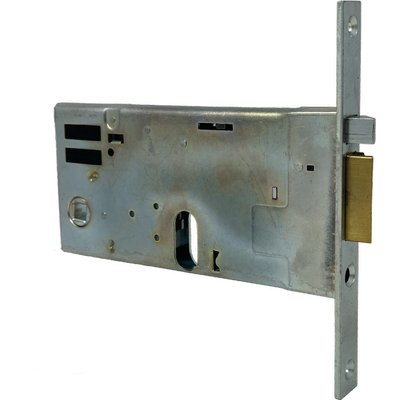 SERRATURA METALLO INFILARE ELETTRICA 14450 CISA - B.Q ZINC F.MM 16 F.OVALE+SCR+F H.MM 77 E.MM 80