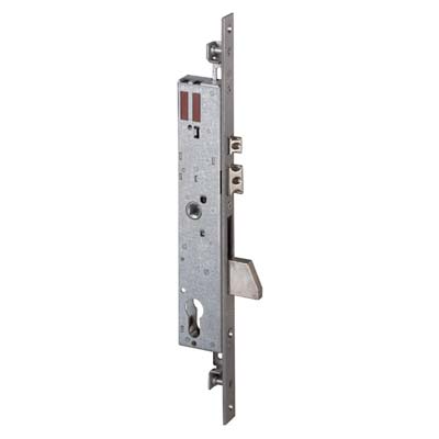 SERRATURA MONTANTE INFILARE ELETTRICA 16225 CISA - B.Q INOX F.MM 22 F.SAGOM M1 TRIPL+SCR+Q8 E.MM 35