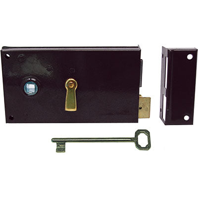 SERRATURA LEGNO APPLICARE 187 BONAITI - MAPPA M2+SCR+Q6 E.MM 70 DX
