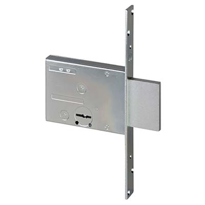 SERRATURA METALLO INFILARE 57013 CISA - B.Q ZINC F.MM 25 DM M4 H.MM 82 E.MM 52