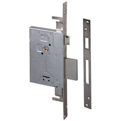 SERRATURA METALLO INFILARE 57255 CISA - B.Q ZINC F.MM 25 DM M4 TRIPL+SCR E.MM 60
