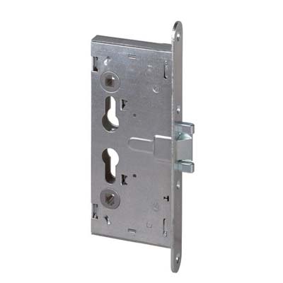 SERRATURA METALLO INFILARE 43020 CISA - B.Q ZINC F.MM 24 F.SAGOM M1+SCR Q9 E.MM 65