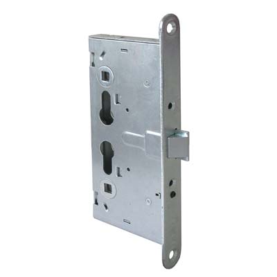 SERRATURA METALLO INFILARE 43110 CISA - B.Q ZINC F.MM 24 F.SAGOM+SCR Q9 E.MM 65