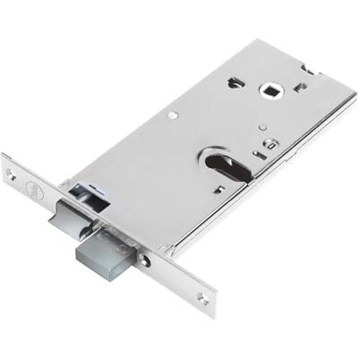 SERRATURA METALLO INFILARE 86000 YALE - B.Q INOX F.MM 16 F.OVALE M2+SCR H.MM 78 E.MM 70