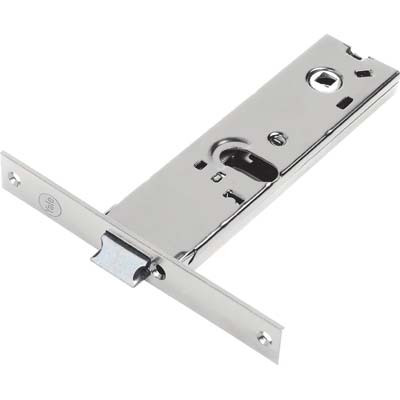 SERRATURA METALLO INFILARE 87502 YALE - B.Q INOX F.MM 22 F.OVALE M2+SCR H.MM 44 E.MM 80