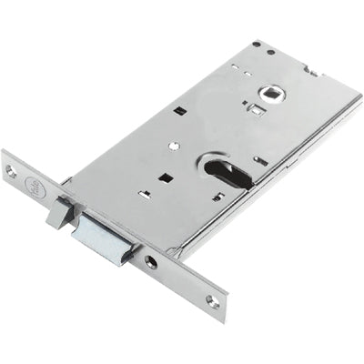 SERRATURA METALLO INFILARE ELETTRICA 85502 YALE - B.Q INOX F.MM 22 F.OV+SCR+F+Q8 H.MM 78 E.MM 80
