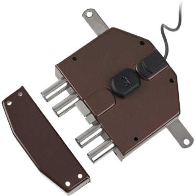 SERRATURA LEGNO APPLICARE ELETTRICA 6823 YALE - POMPA MM 60 M4 TRIPL.SCR E.MM 65 SX