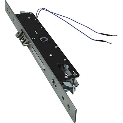 SERRATURA MONTANTE INFILARE ELETTRICA 1418Q OMEC - B.Q INOX F.MM 25 F.SAGOM TRIP+M1+SCR+Q8 E.MM 25