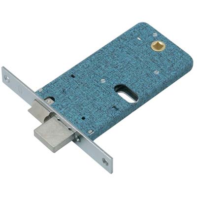 SERRATURA METALLO INFILARE 370 OMEC - B.Q NICH F.MM 16 F.OVALE M3+SCR H.MM 78 E.MM 60