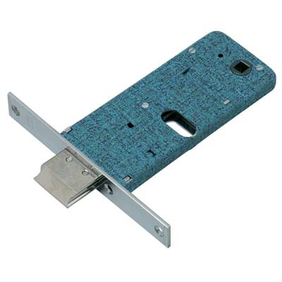 SERRATURA METALLO INFILARE 380 OMEC - B.Q NICH F.MM 16 F.OVALE M1+SCR H.MM 64 E.MM 60